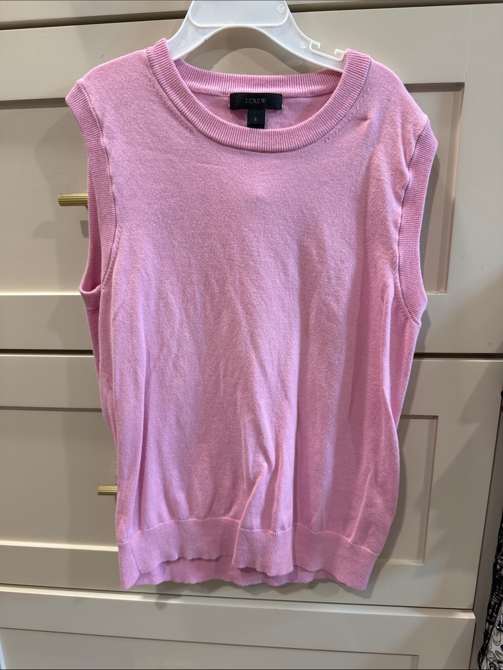 J. Crew Light Pink Sleeveless Knit Tank